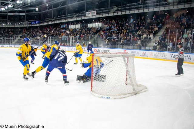 Photo hockey match France - Ukraine le 23/04/2023