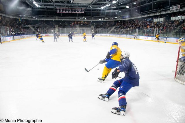 Photo hockey match France - Ukraine le 23/04/2023