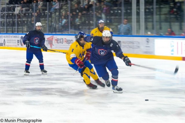 Photo hockey match France - Ukraine le 23/04/2023