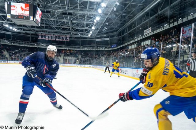 Photo hockey match France - Ukraine le 23/04/2023
