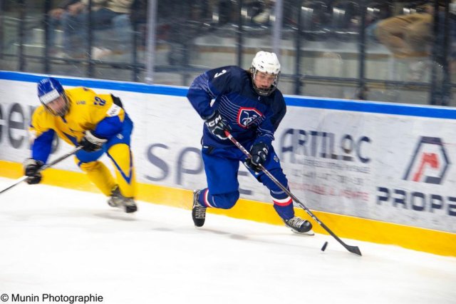 Photo hockey match France - Ukraine le 23/04/2023