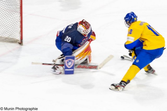 Photo hockey match France - Ukraine le 23/04/2023
