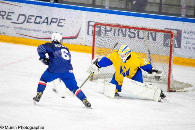 Photo hockey match France - Ukraine le 23/04/2023