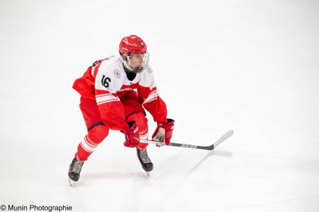 Photo hockey match Denmark - France le 27/04/2023