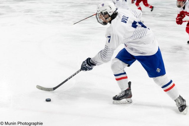 Photo hockey match Denmark - France le 27/04/2023