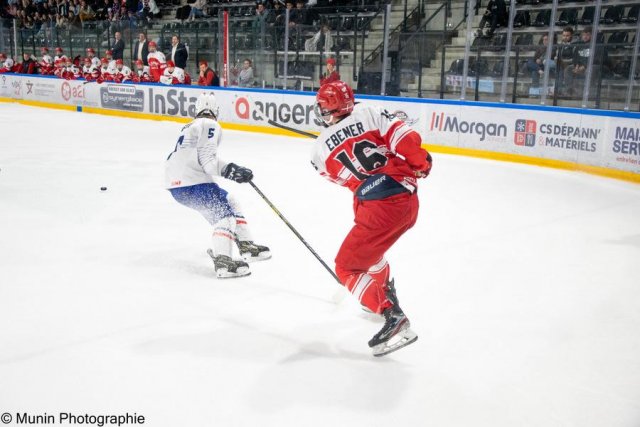 Photo hockey match Denmark - France le 27/04/2023