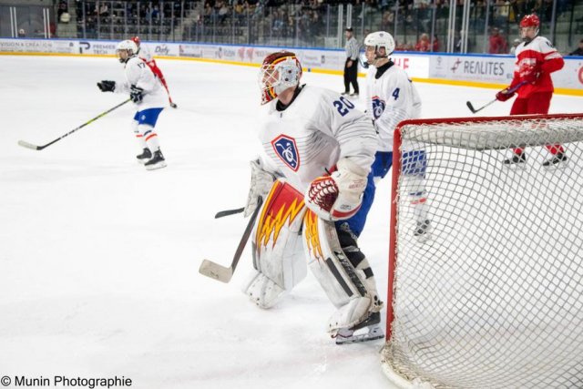 Photo hockey match Denmark - France le 27/04/2023