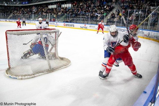 Photo hockey match Denmark - France le 27/04/2023