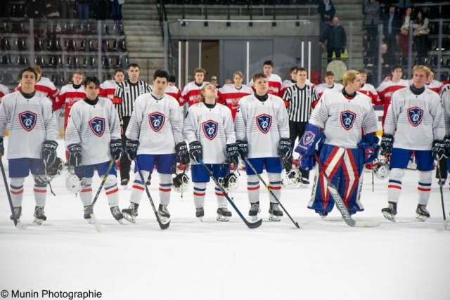 Photo hockey match Denmark - France le 27/04/2023