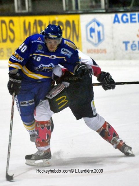 Photo hockey match Villard-de-Lans - Epinal  le 26/09/2009