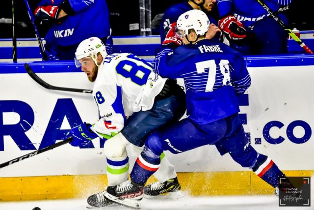 Photo hockey match France - Slovenia le 29/05/2023