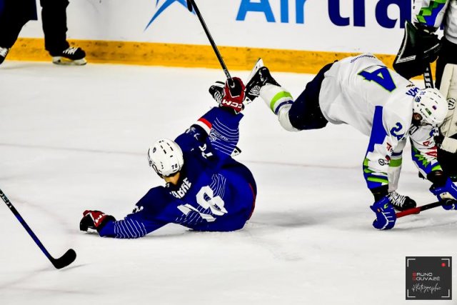 Photo hockey match France - Slovenia le 29/05/2023