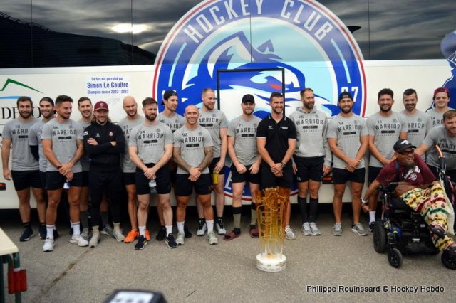 Photo hockey match Genève - Vítkovice  le 18/08/2023