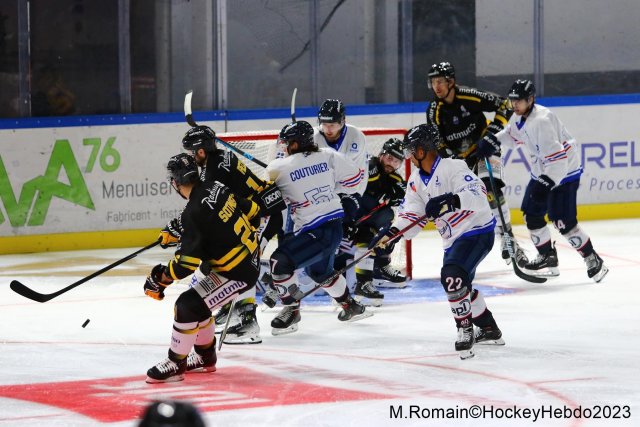 Photo hockey match Rouen - Angers  le 22/08/2023
