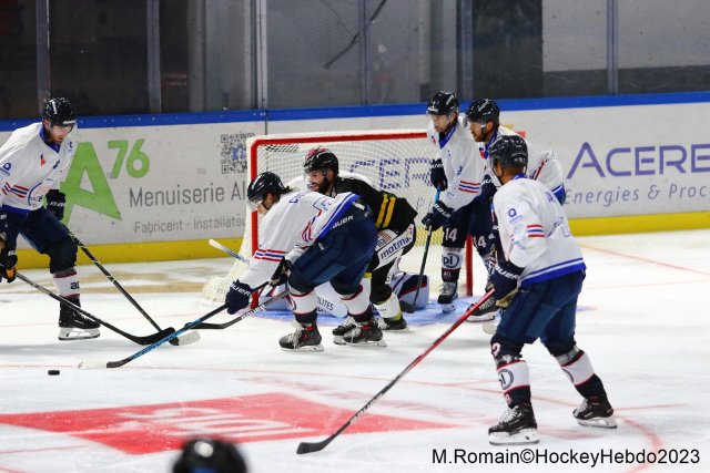 Photo hockey match Rouen - Angers  le 22/08/2023