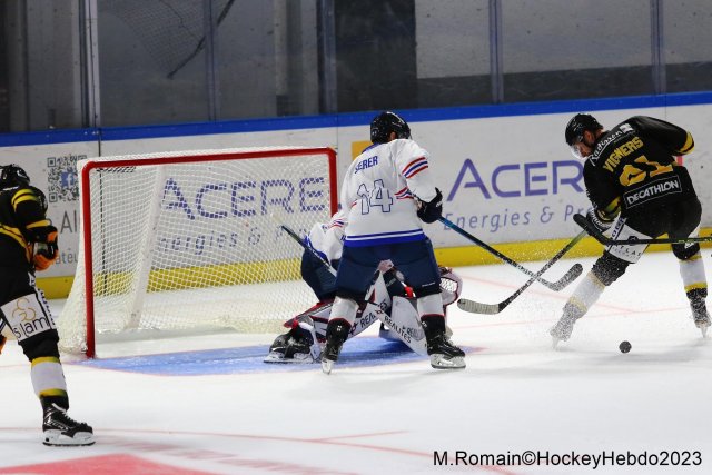 Photo hockey match Rouen - Angers  le 22/08/2023