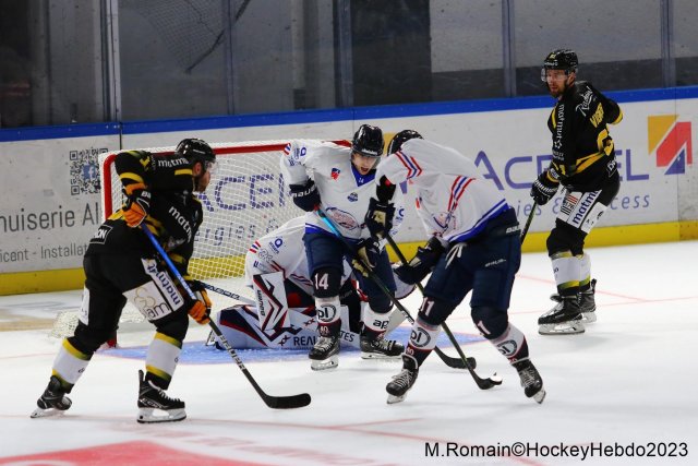 Photo hockey match Rouen - Angers  le 22/08/2023