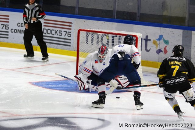 Photo hockey match Rouen - Angers  le 22/08/2023