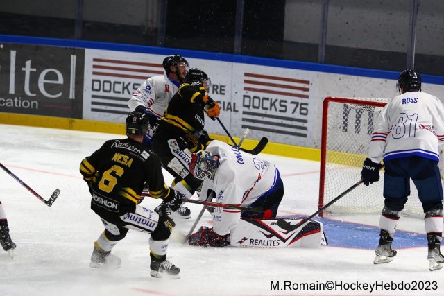 Photo hockey match Rouen - Angers  le 22/08/2023