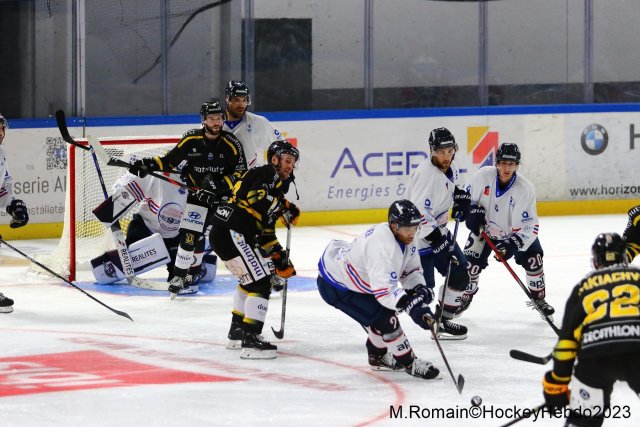 Photo hockey match Rouen - Angers  le 22/08/2023