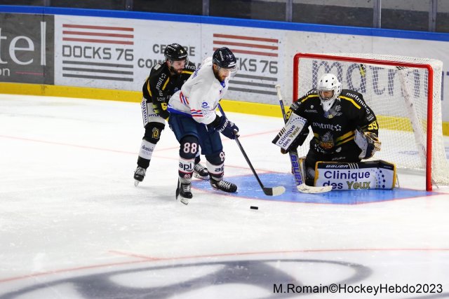 Photo hockey match Rouen - Angers  le 22/08/2023