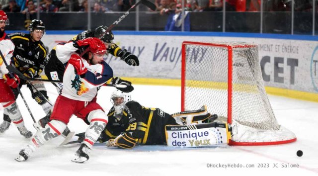 Photo hockey match Grenoble  - Rouen le 26/08/2023