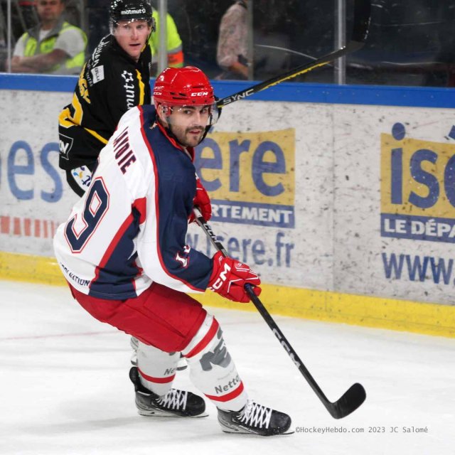 Photo hockey match Grenoble  - Rouen le 26/08/2023