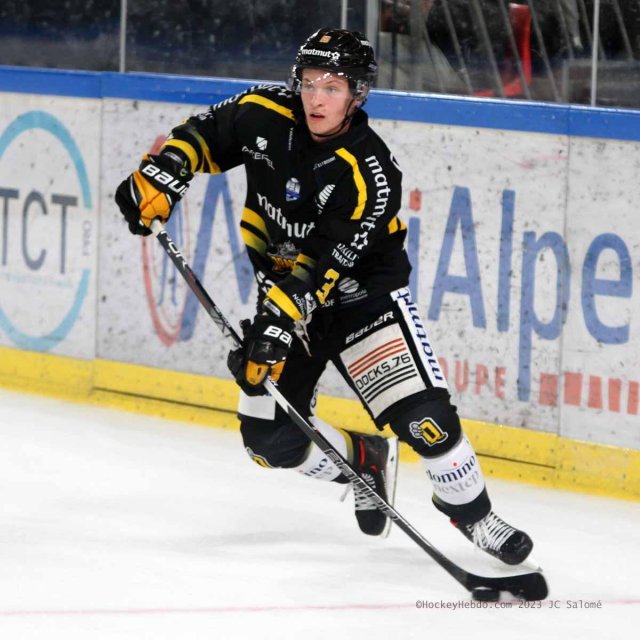 Photo hockey match Grenoble  - Rouen le 26/08/2023