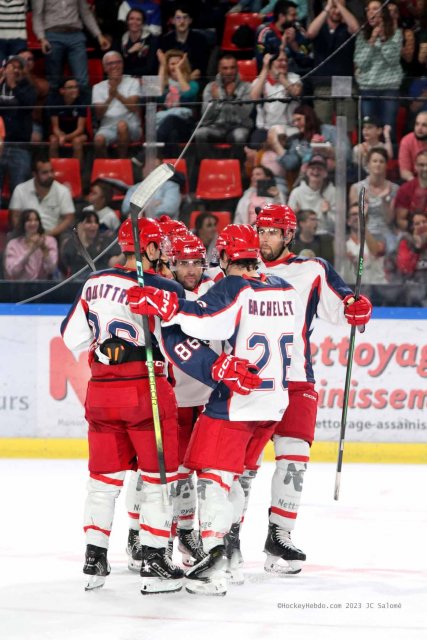 Photo hockey match Grenoble  - Rouen le 26/08/2023