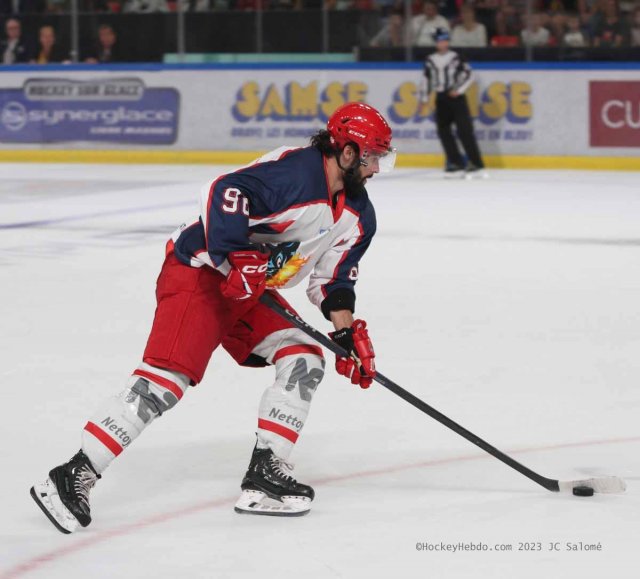 Photo hockey match Grenoble  - Rouen le 26/08/2023