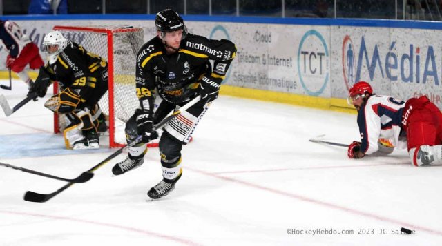 Photo hockey match Grenoble  - Rouen le 26/08/2023