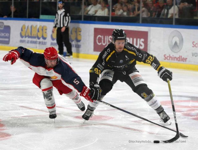 Photo hockey match Grenoble  - Rouen le 26/08/2023