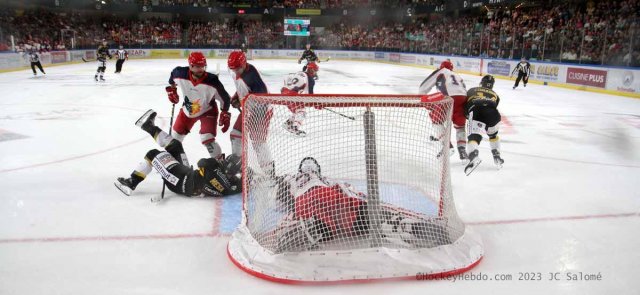 Photo hockey match Grenoble  - Rouen le 26/08/2023