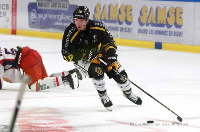 Photo hockey match Grenoble  - Rouen le 26/08/2023