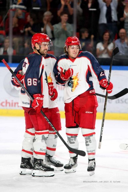 Photo hockey match Grenoble  - Rouen le 26/08/2023