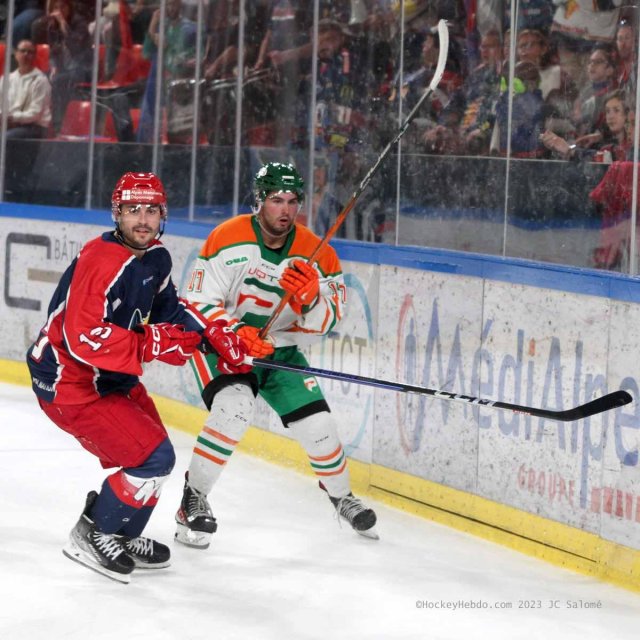 Photo hockey match Grenoble  - Trois-Rivières le 31/08/2023