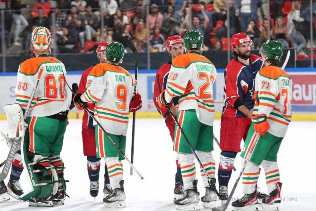 Photo hockey match Grenoble  - Trois-Rivières le 31/08/2023