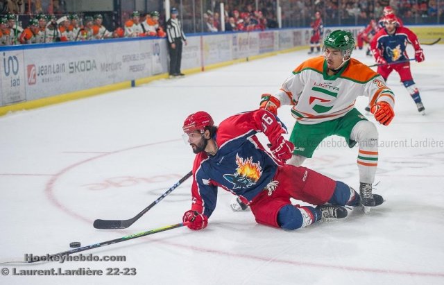 Photo hockey match Grenoble  - Trois-Rivières le 31/08/2023