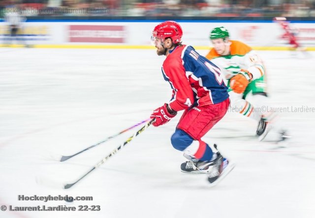 Photo hockey match Grenoble  - Trois-Rivières le 31/08/2023