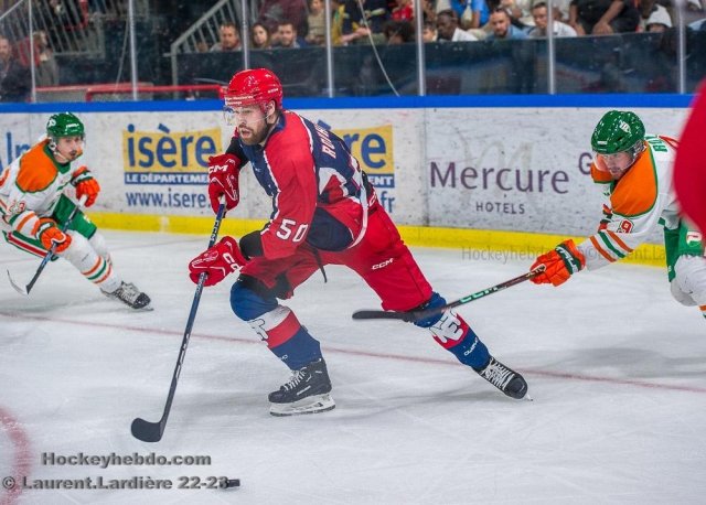 Photo hockey match Grenoble  - Trois-Rivières le 31/08/2023