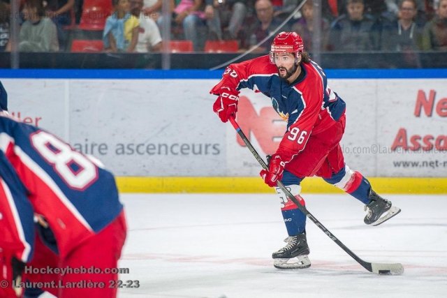 Photo hockey match Grenoble  - Trois-Rivières le 31/08/2023