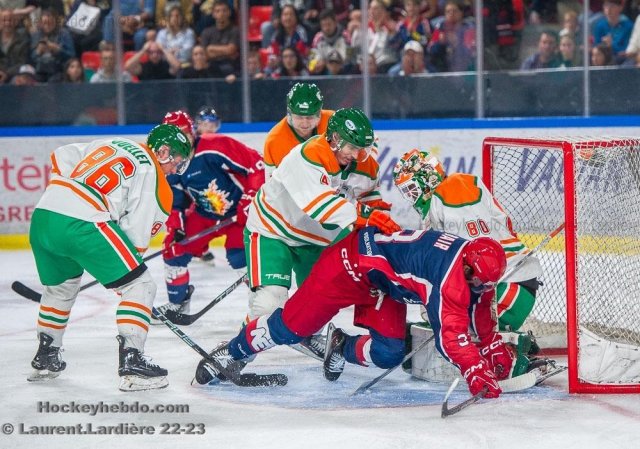 Photo hockey match Grenoble  - Trois-Rivières le 31/08/2023