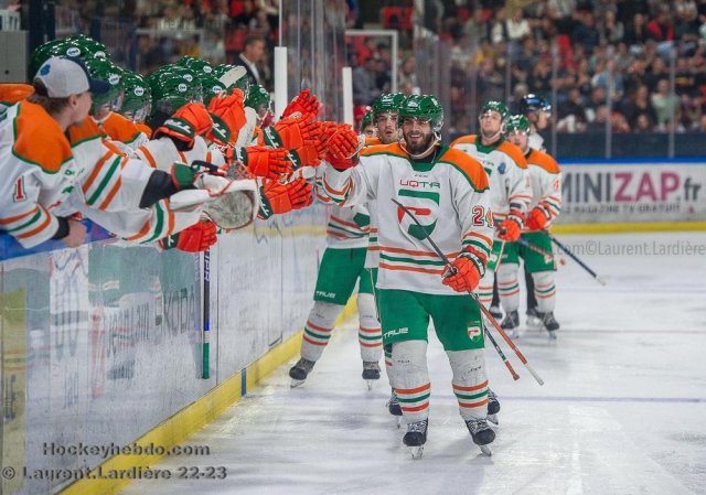 Photo hockey match Grenoble  - Trois-Rivières le 31/08/2023