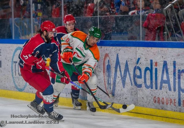 Photo hockey match Grenoble  - Trois-Rivières le 31/08/2023