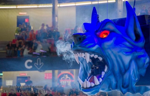 Photo hockey match Grenoble  - Trois-Rivières le 31/08/2023