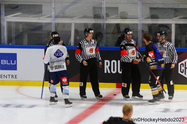 Photo hockey match Rouen - Ingolstadt  le 30/08/2023