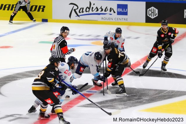 Photo hockey match Rouen - Ingolstadt  le 30/08/2023