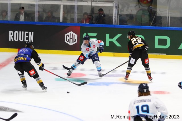 Photo hockey match Rouen - Ingolstadt  le 30/08/2023