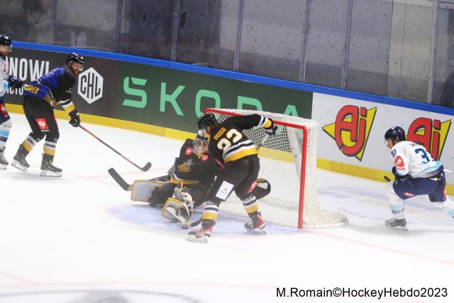 Photo hockey match Rouen - Ingolstadt  le 30/08/2023