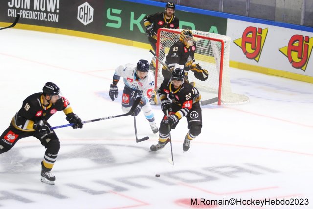 Photo hockey match Rouen - Ingolstadt  le 30/08/2023